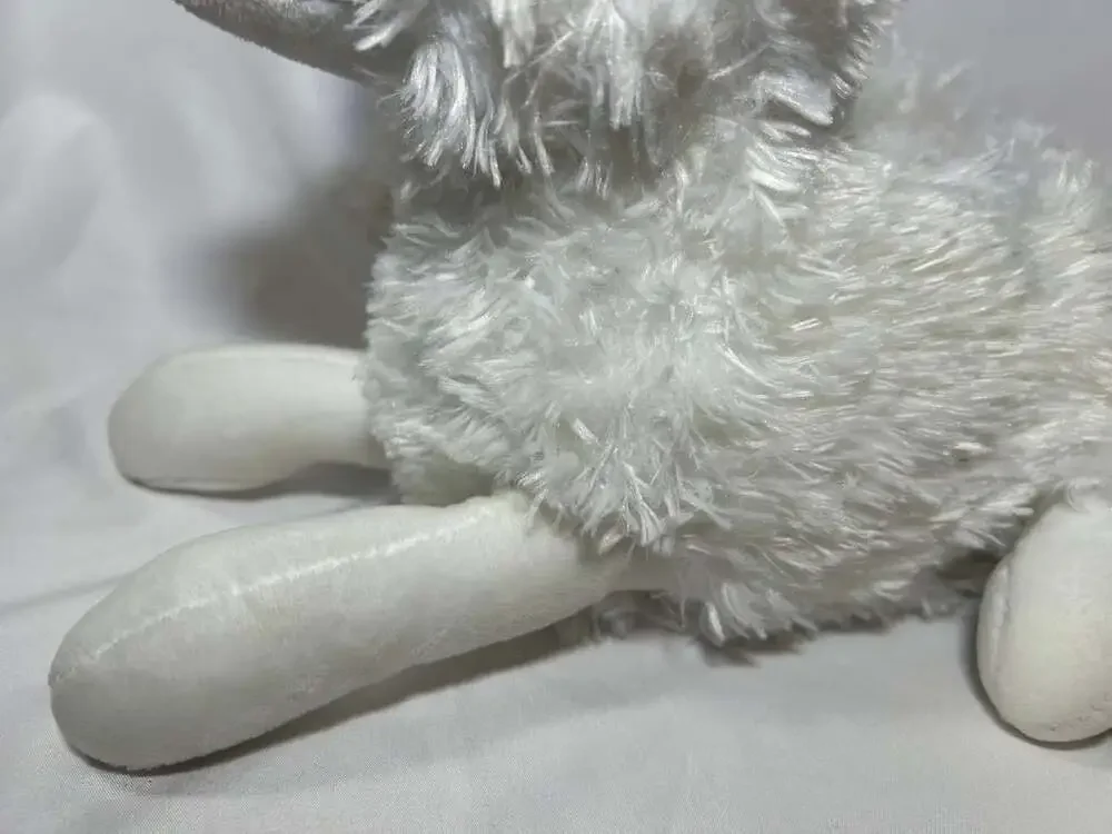 Nine Tails White Fox Plush 12” not including its tails!